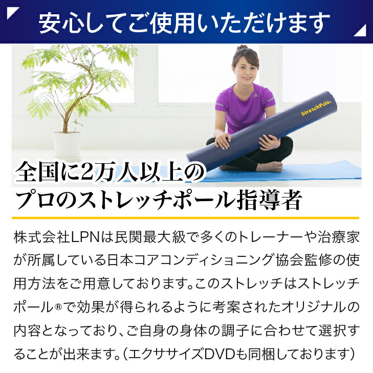 ドリーです！[正規品]StretchPole ネイビー スタートブック付き 楽天