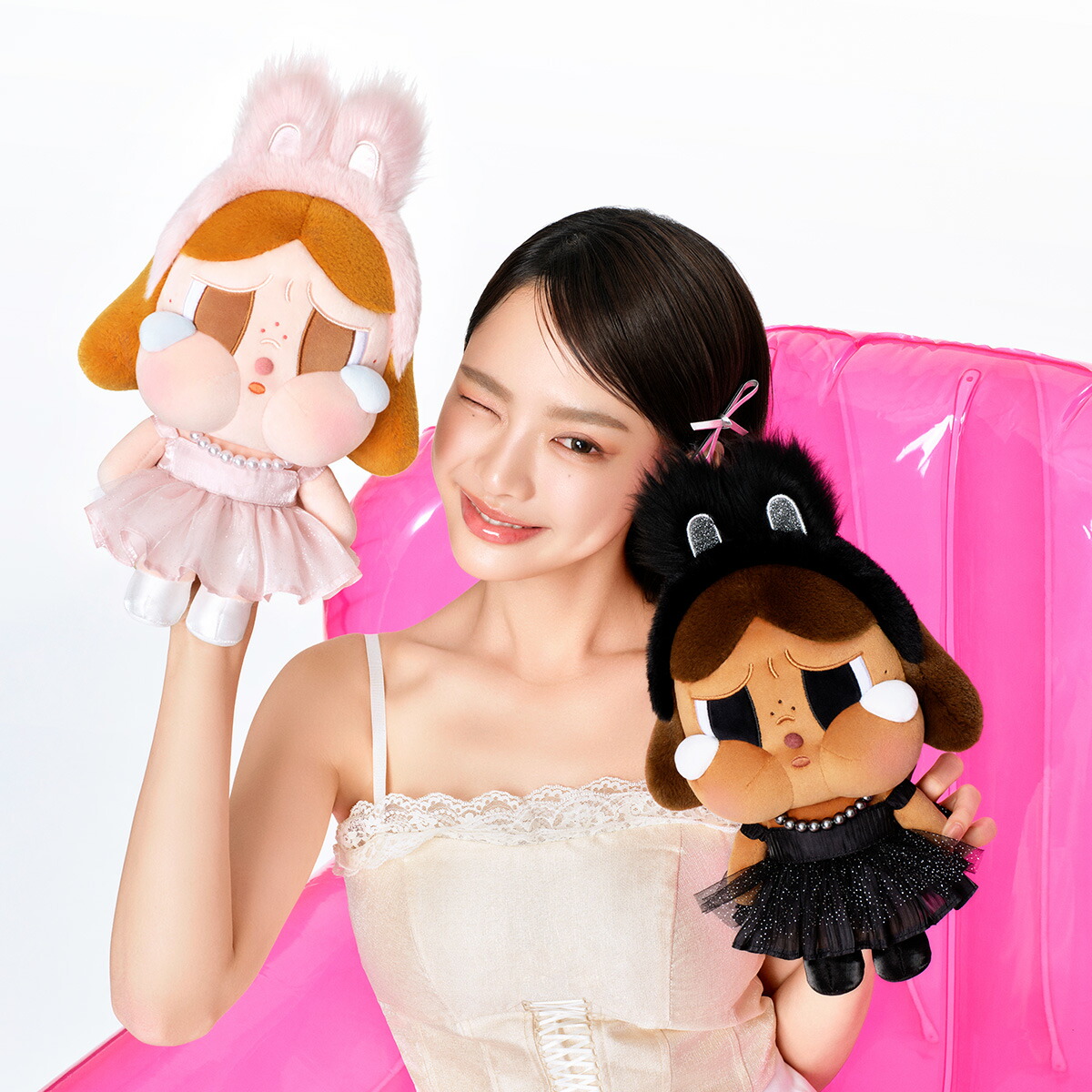 楽天市場】CRYBABY SHINY SHINY シリーズ ぬいぐるみ (ピンク) : POP