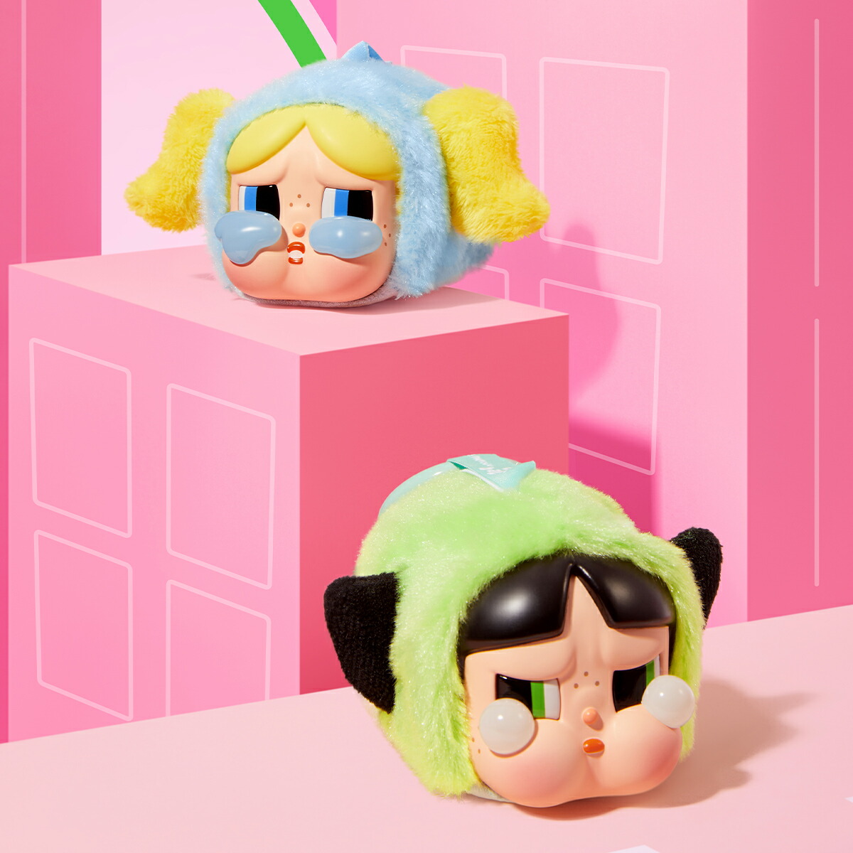 楽天市場】CRYBABY × パワーパフ ガールズ シリーズ ぬいぐるみ