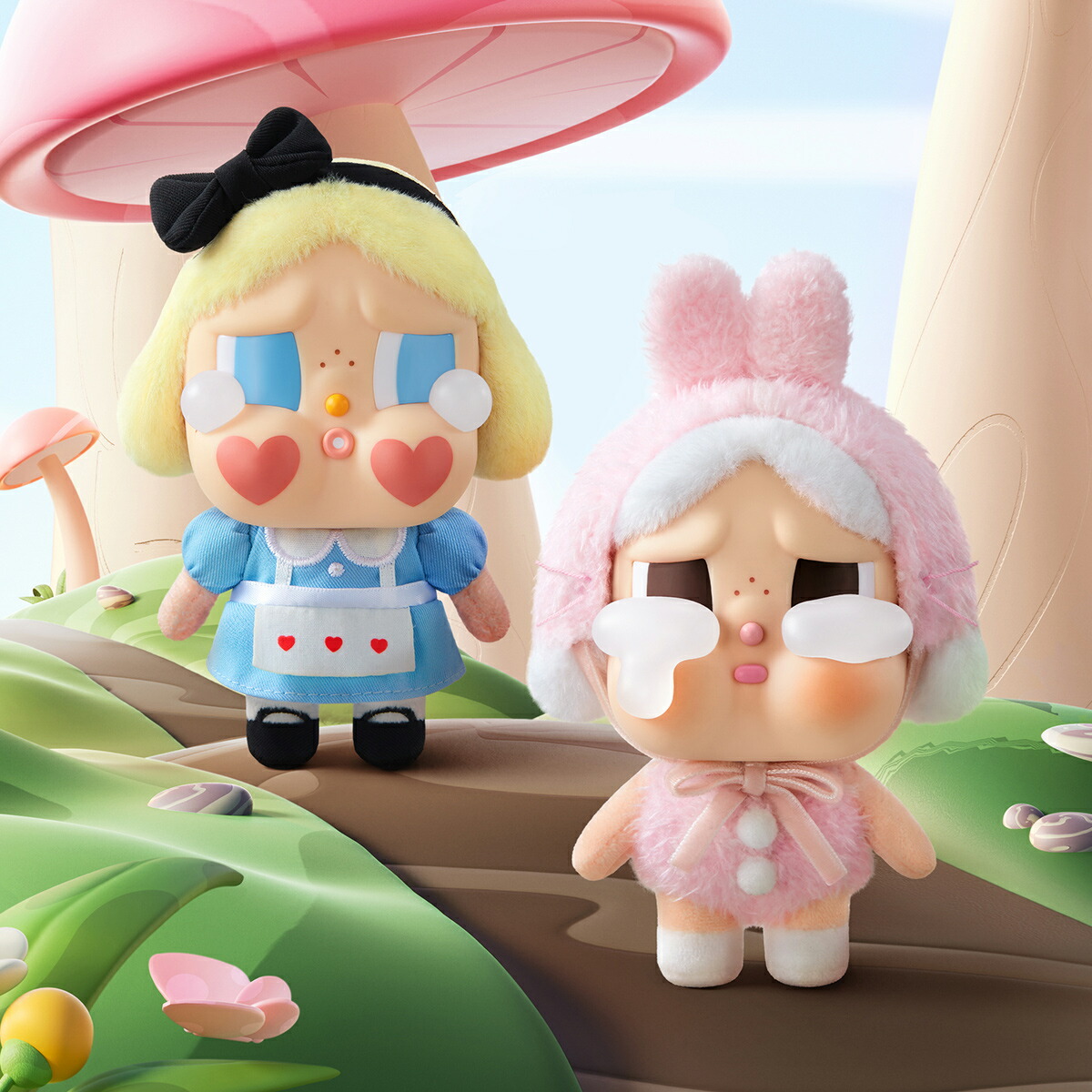 楽天市場】CRYBABY Crying Again シリーズ フェイスぬいぐるみ