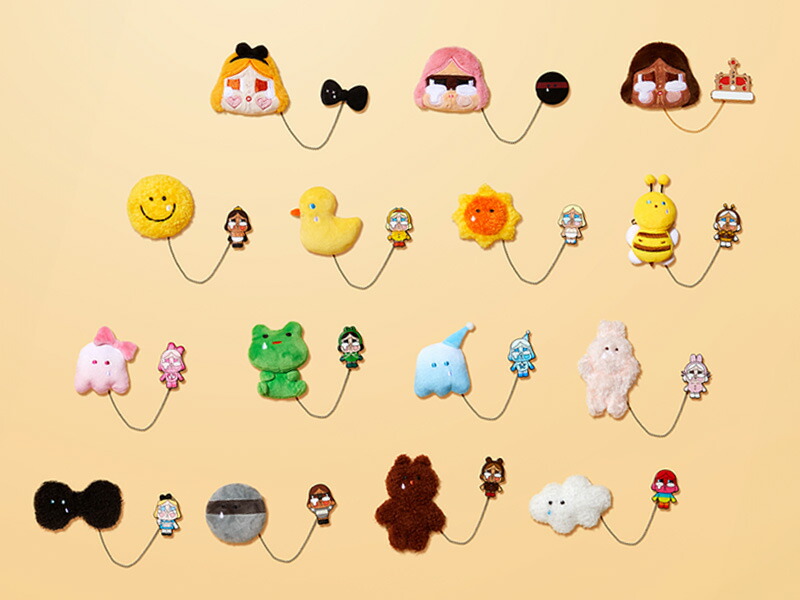 楽天市場】POP MART CRYBABY Crying Again シリーズ ぬいぐるみバッジ