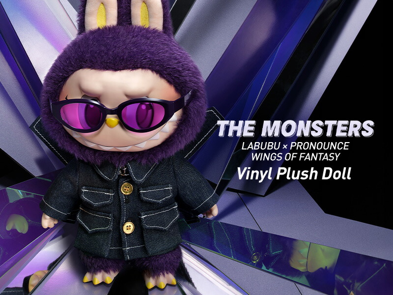 楽天市場】LABUBU × PRONOUNCE - WINGS OF FANTASY Vinyl Plush Doll