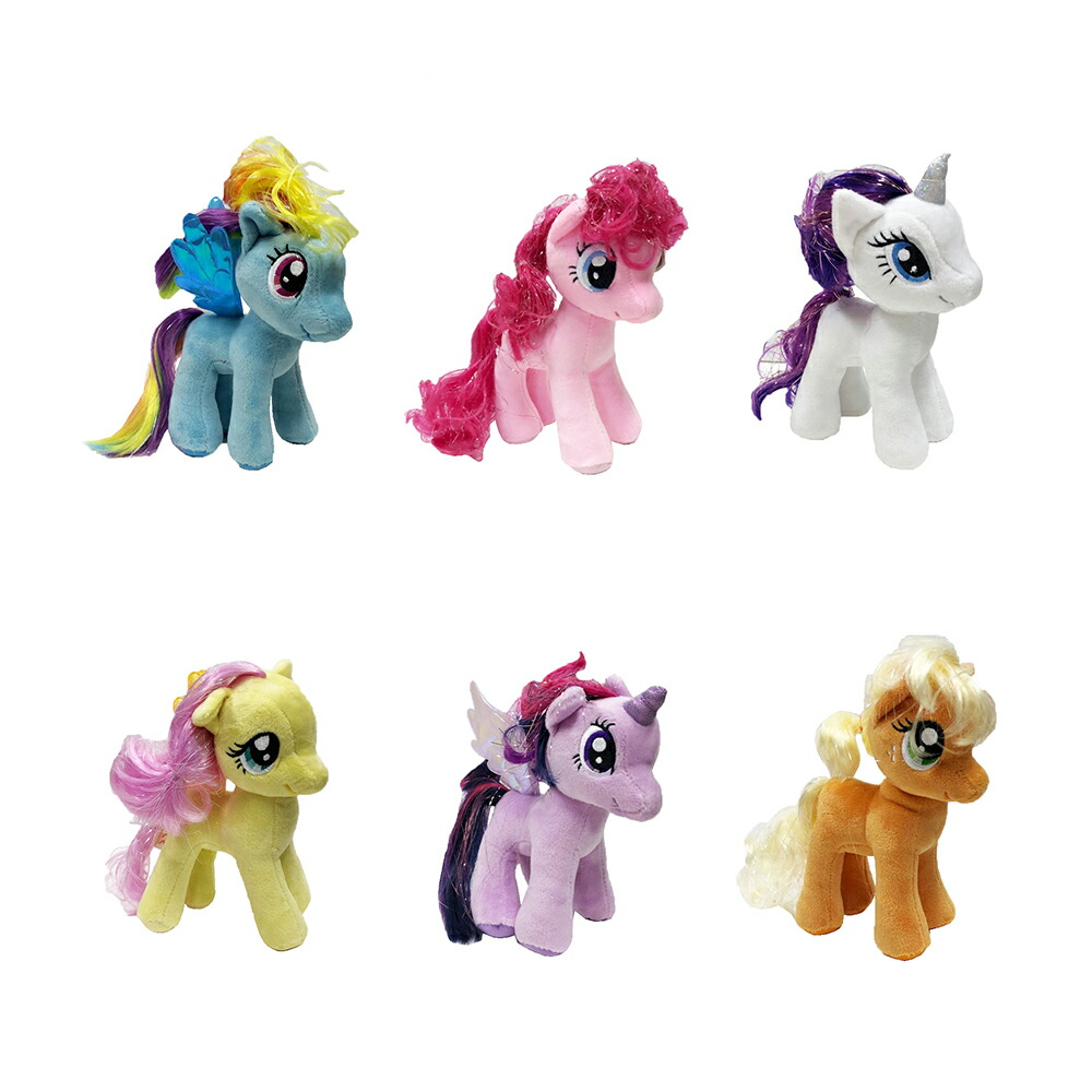 楽天市場】マイリトルポニー ぬいぐるみ M 6つセット mpset ポニー