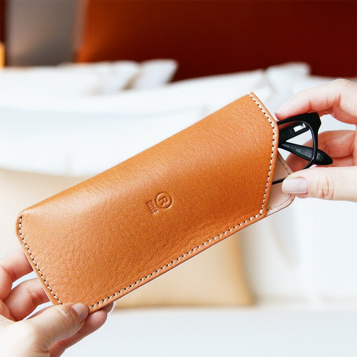 楽天市場】メガネケース 本革 名入れ ブランド ポルコロッソ 栃木