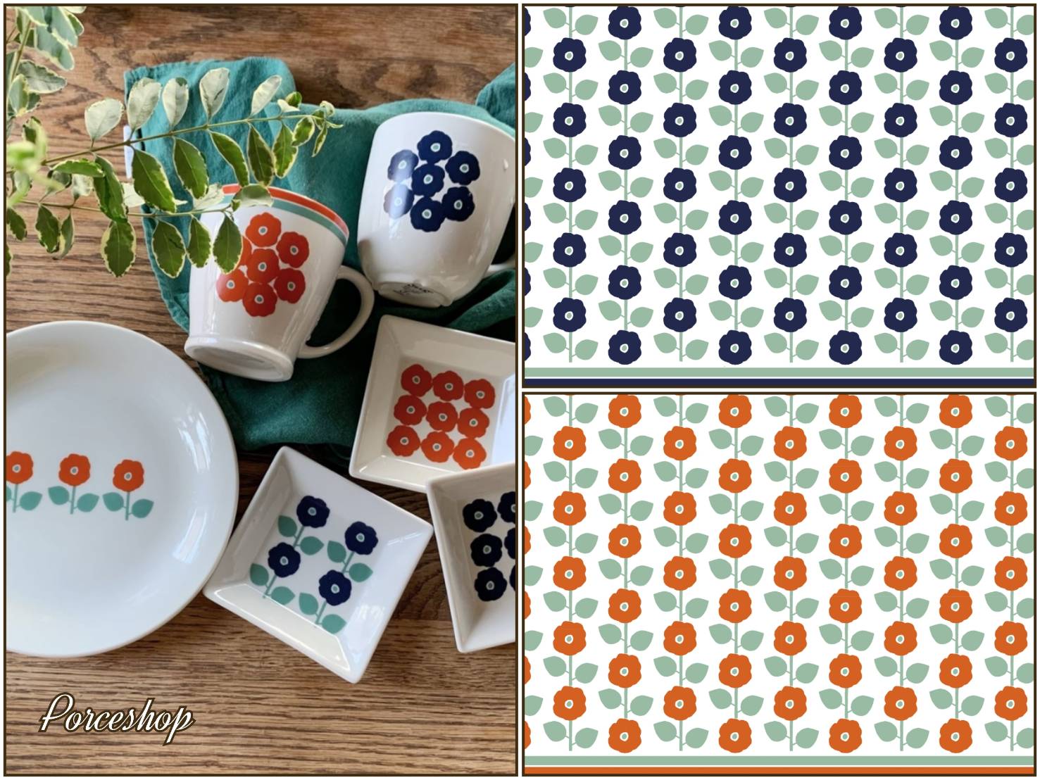 楽天市場】ポーセラーツ 転写紙 【白磁用 セット】北欧風レトロ転写紙