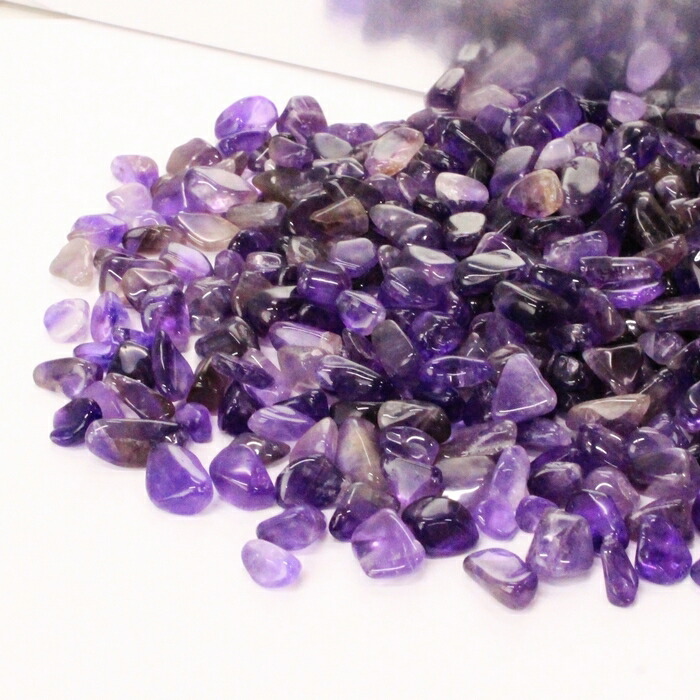 楽天市場】アメジスト さざれ 高品質AAAグレード 100g｜Amethyst