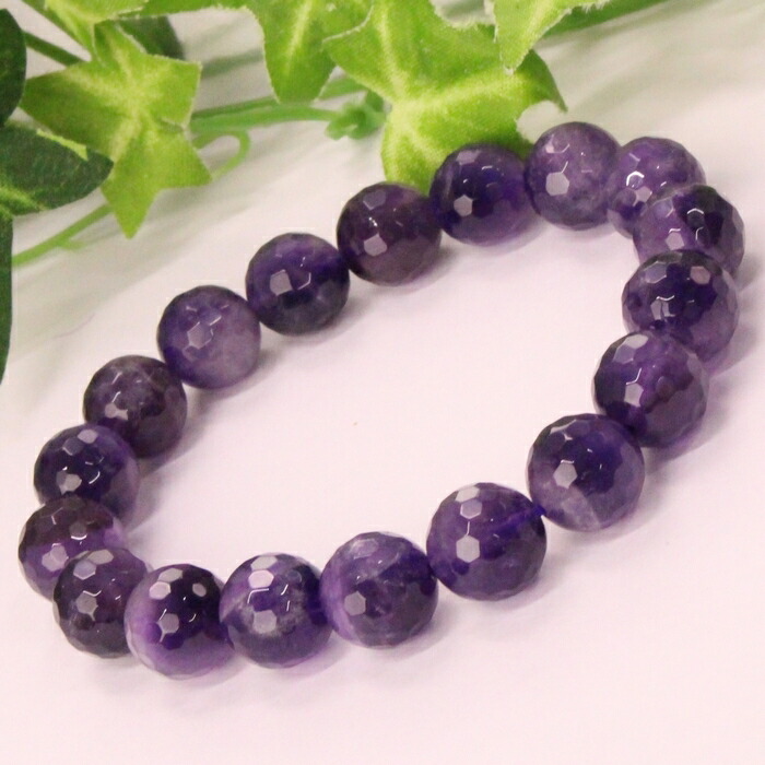 楽天市場】【10mm】アメジスト ブレスレット Amethyst 紫水晶