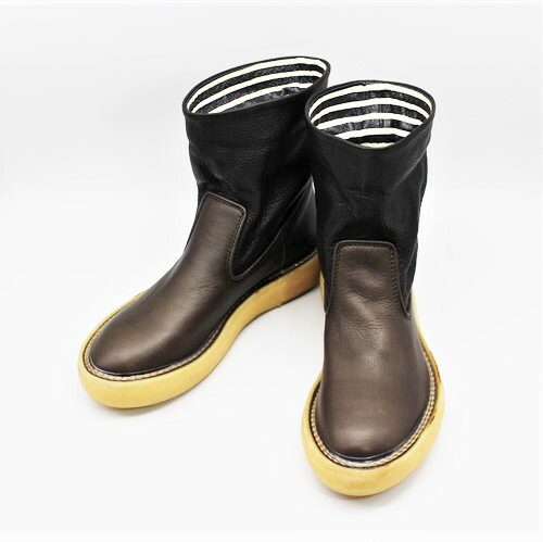 楽天市場】KAPITAL kapital レザー リンクルポパイブーツ EK-414