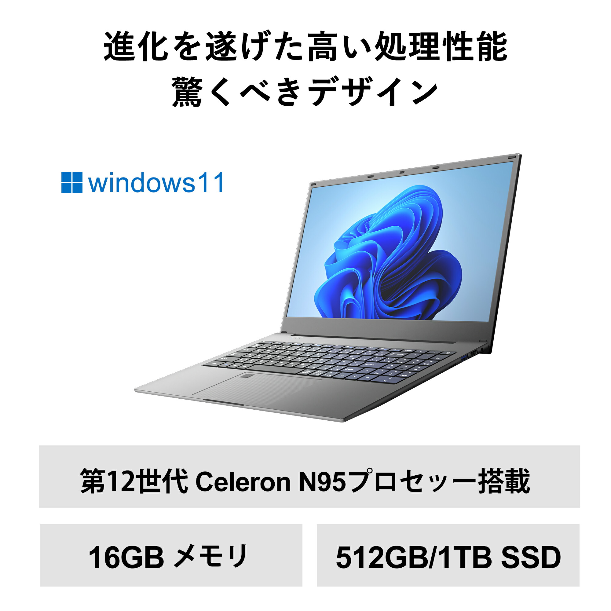楽天市場】Win11搭載 ノートパソコン Office付き 新品 初心者向け 初期