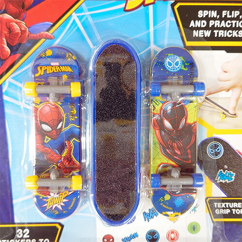 楽天市場】スパイダーマン 指スケ 19748 指スケボー 指スケートボード