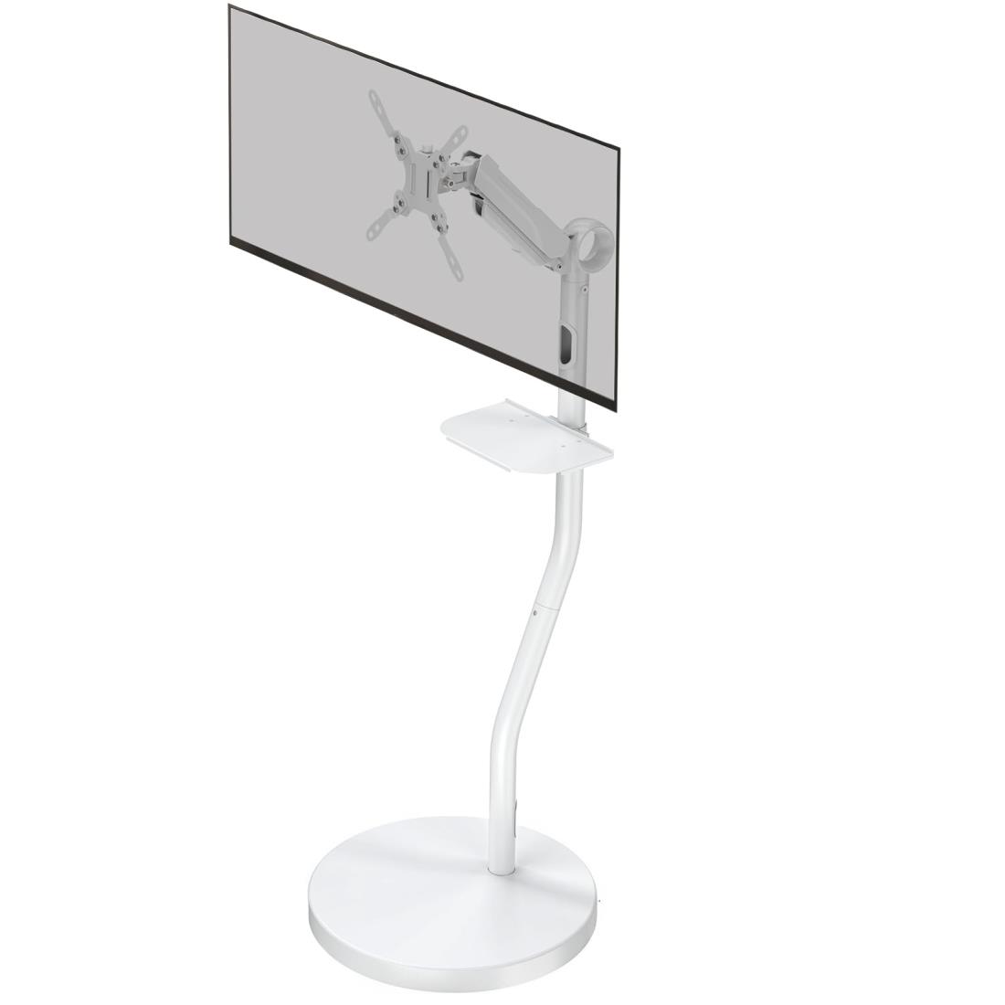 楽天市場】MOUNTUP モニターアーム モニタースタンド 36インチ対応 白