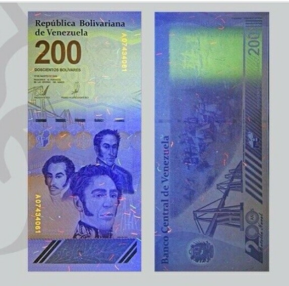 楽天市場】【2億紙幣】 【未使用】ベネズエラボリバル 2億ボリバル
