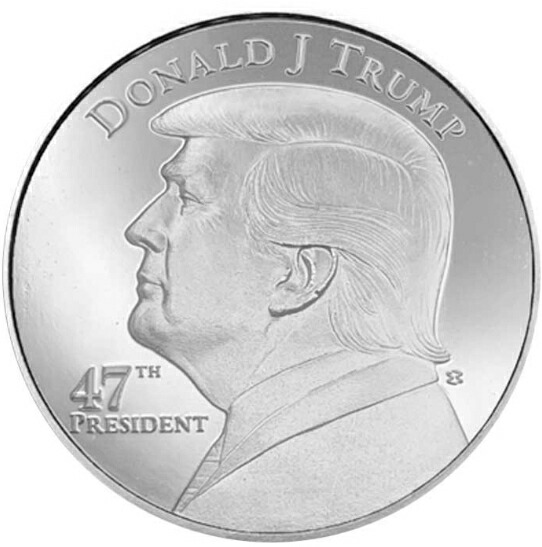 楽天市場】【純銀 99.9％】 純銀コイン 「第47代 ドナルド・トランプ