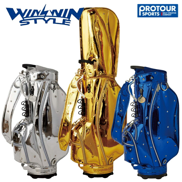 の*り様 WINWIN S TYLE キャディーバッグ 獅子GOLD Ver.( WINWIN S