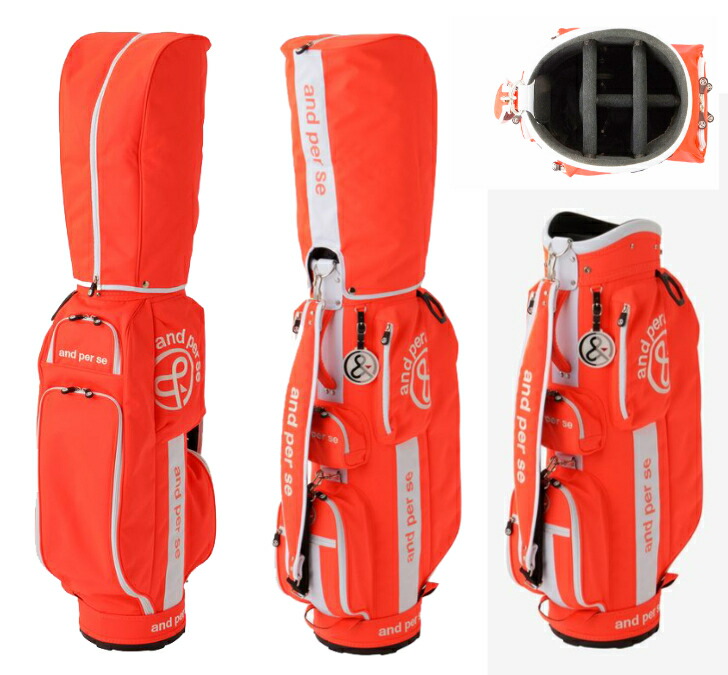 楽天市場】and per se アンパスィ キャディバッグ AUS7204 : プロ