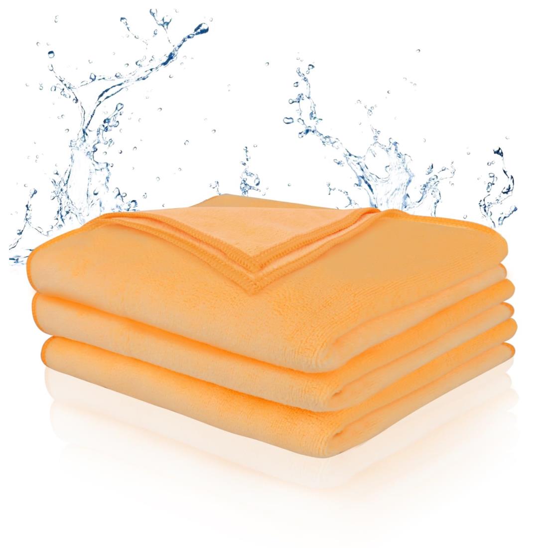 楽天市場】洗車タオル マイクロファイバー クロス 大判 40*60cm 3枚