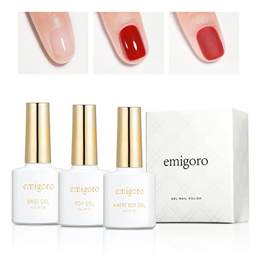 楽天市場】emigoro ジェルネイル トップコート ベースコート マット