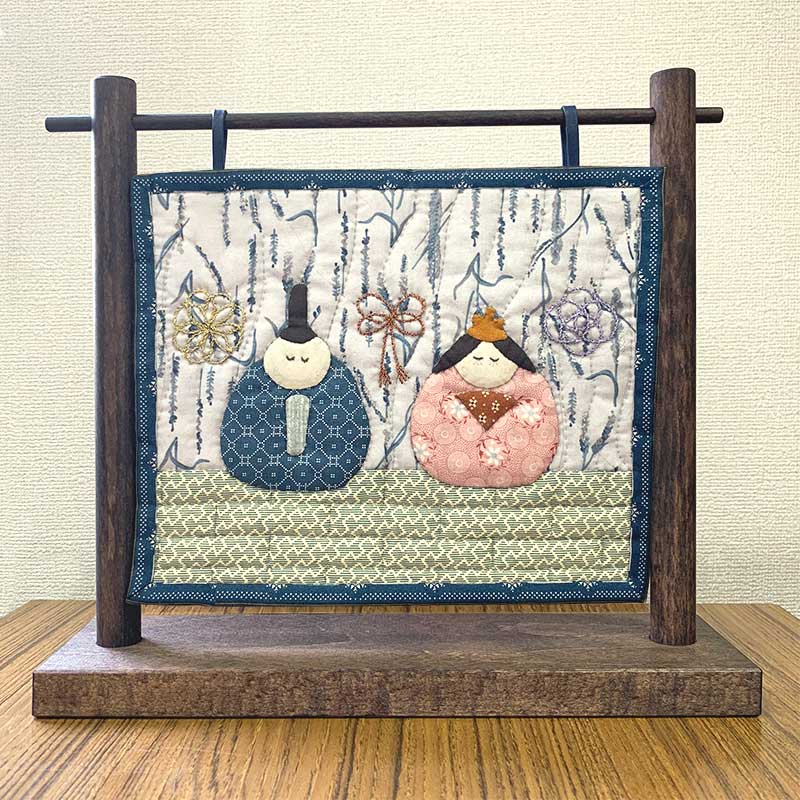 楽天市場】桃の節句のミニタペストリー vol.2 | キット パッチワーク