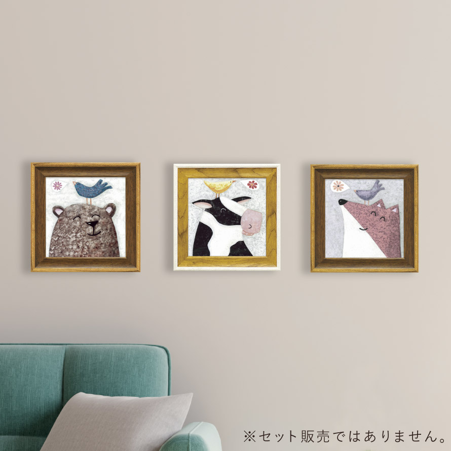 楽天市場】アートパネル アートフレーム モダン 玄関 牛 動物 絵