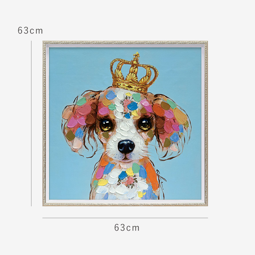 楽天市場】アートパネル 犬 アートフレーム 油絵 アート 絵 インテリア
