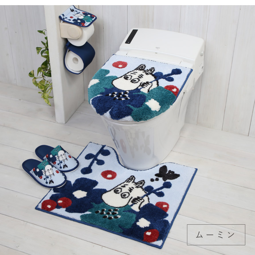楽天市場】ムーミン トイレ マット トイレマット セット リトルミイ