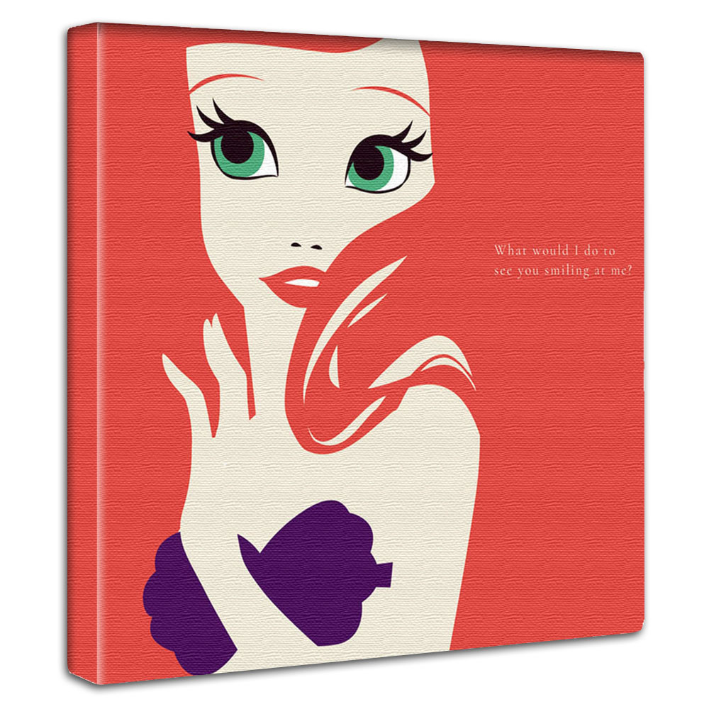 楽天市場】アリエルのアートボード リトルマーメイド ウォールアート