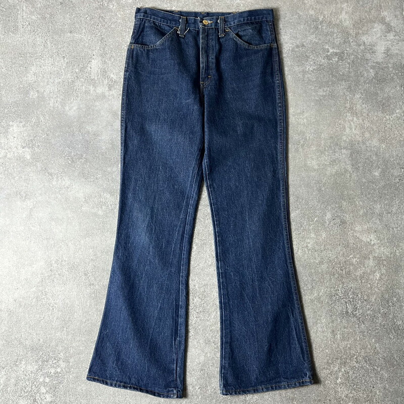 楽天市場】濃紺 70s Mr.Leggs フレア デニム パンツ 32 / 70年代