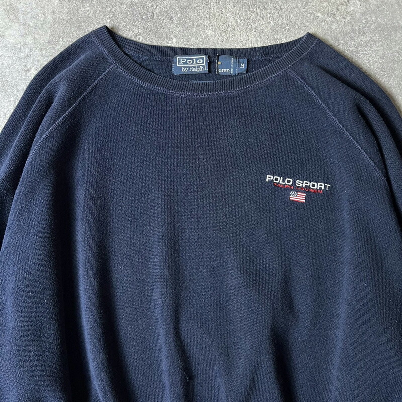 楽天市場】90s POLO SPORT RALPH LAUREN 星条旗 ロゴ 刺繍 コットン