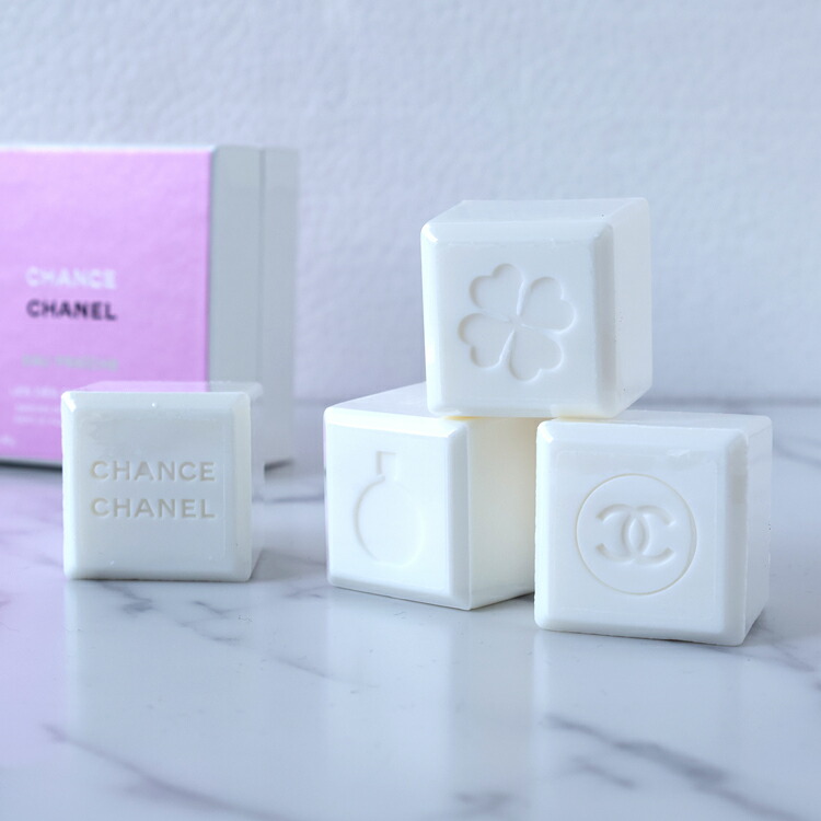 楽天市場】シャネル CHANEL チャンス オー フレッシュ レ サヴォン 4個