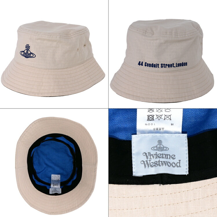 楽天市場】ヴィヴィアンウエストウッド リップストップ バケットハット