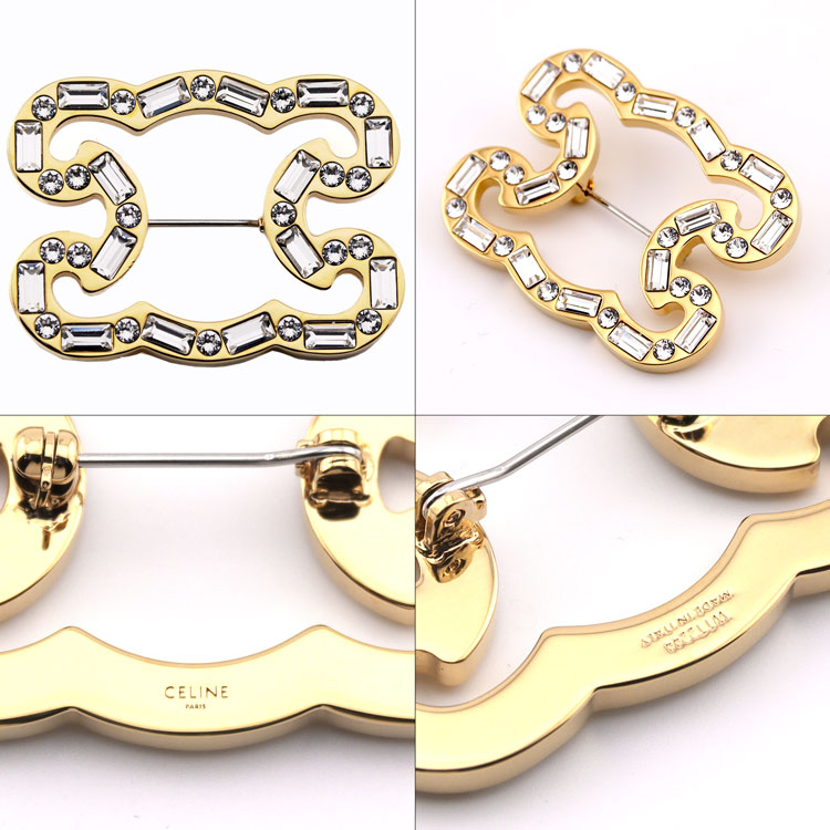 楽天市場】【国内正規品/ラッピング済】CELINE セリーヌ ブローチ
