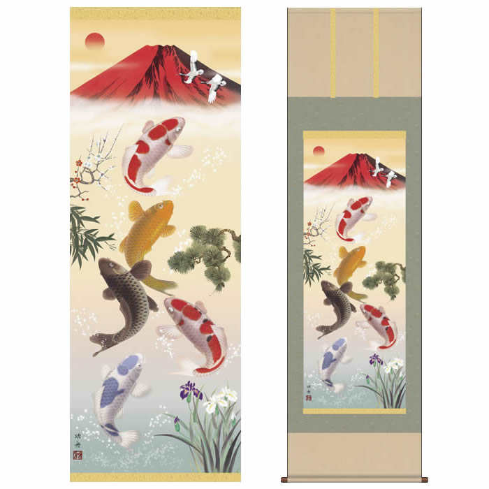 第*ー様 昭和レトロ☆24KGP 金メッキ 松庵 鯉 昇鯉 縁起物 開運 福寿