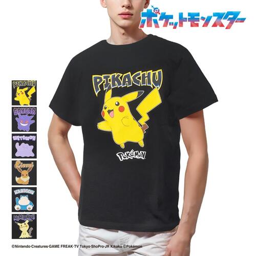 楽天市場】FP【POCKET MONSTERS メンズ レディース Tシャツ BK】男女