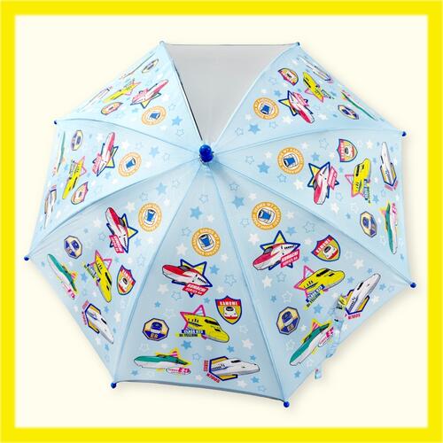 楽天市場】RS【新幹線 電でん傘 ブルー 手開き 45cm】グラスファイバー