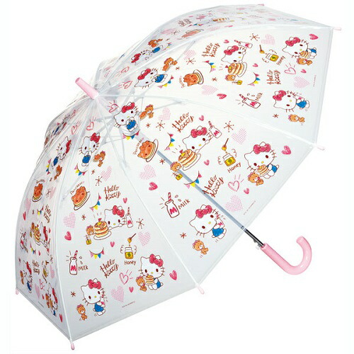 楽天市場】SK【ハローキティ 透明 ビニール 傘 子供用 55cm 538810