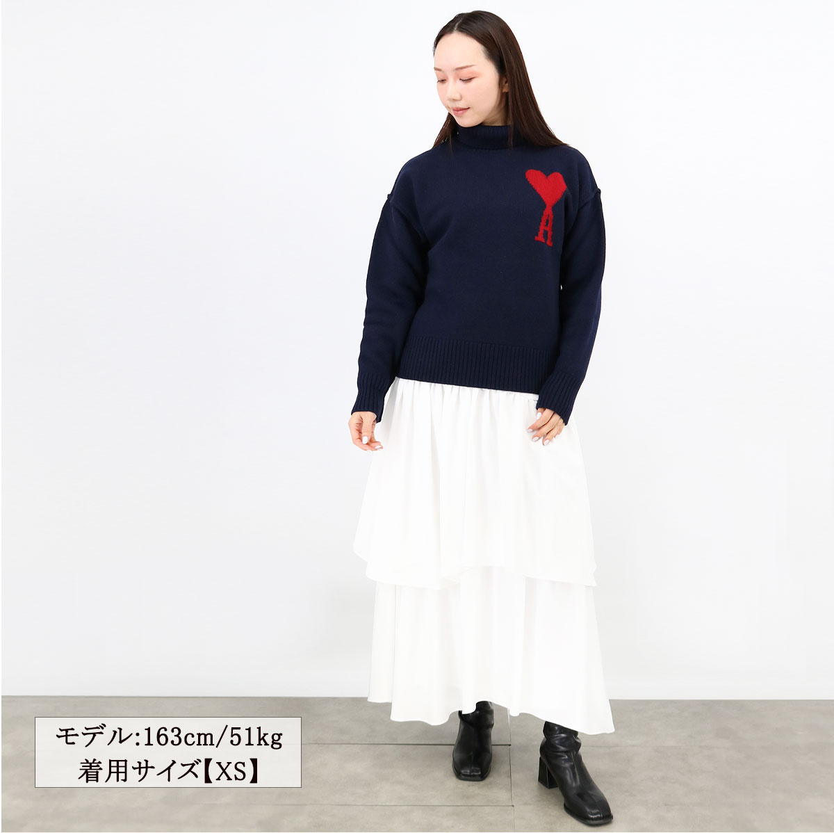 楽天市場】AMI PARIS アミパリス UKS406.018 Ami De Coeur ウール