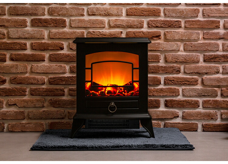 楽天市場】ノスタルジア CH-T1840 ブラック スリーアップ 暖炉 疑似