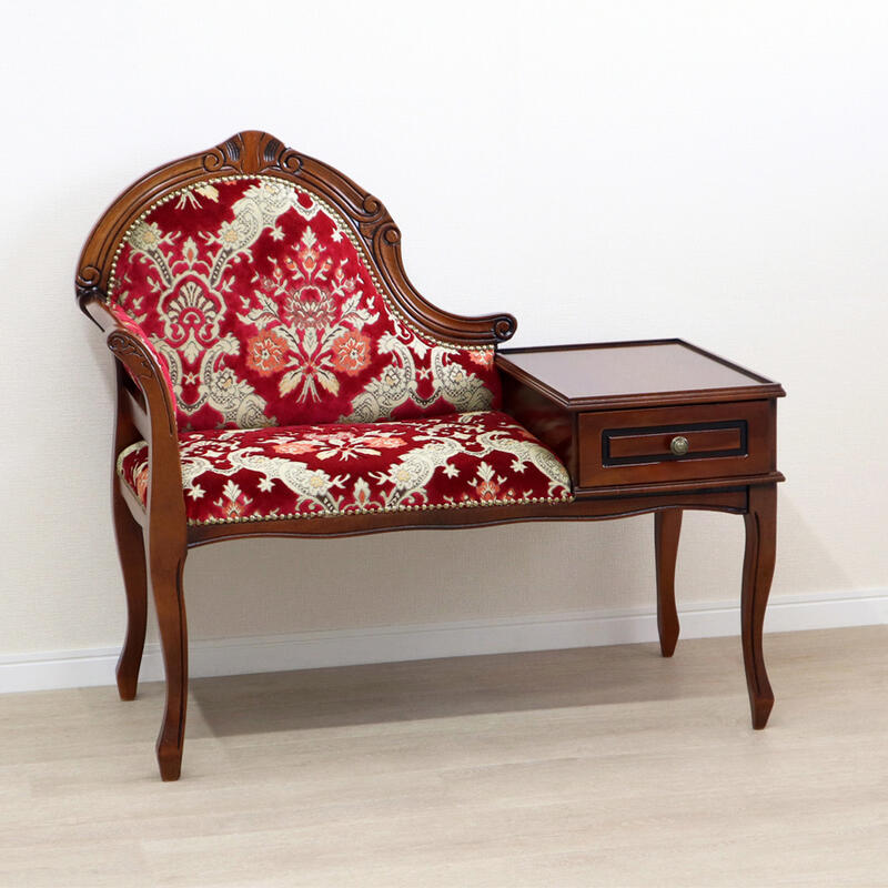 楽天市場】イタリア製 テレフォンベンチ 金華山 2色より選択クラシック