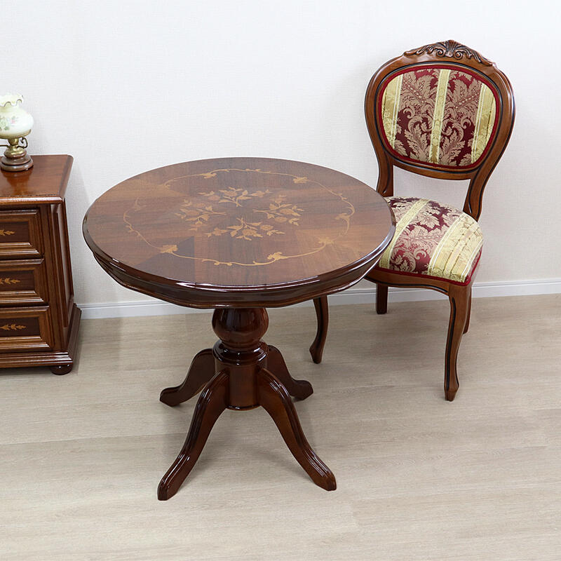 楽天市場】イタリア製 象嵌 ダイニングテーブルアンティーク