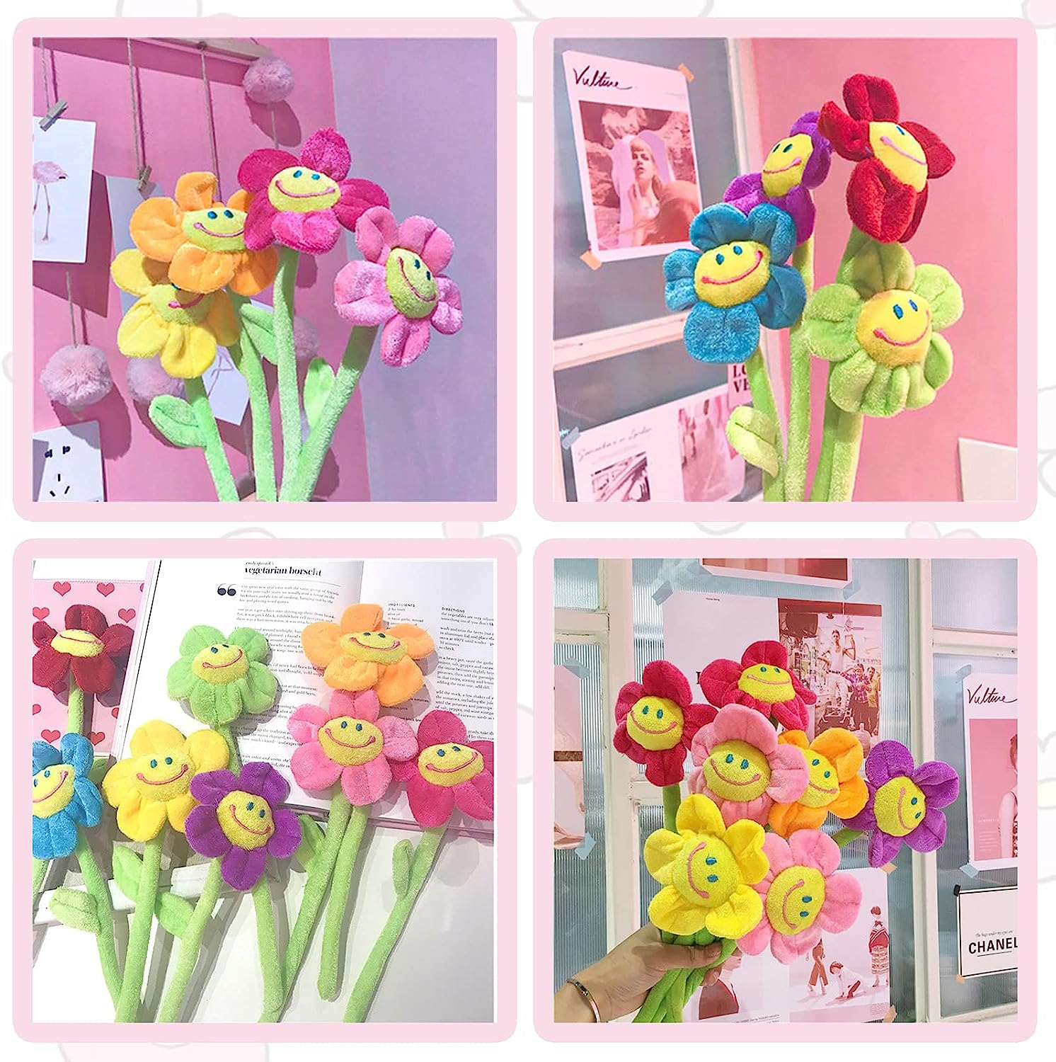 楽天市場】[楽天1位] ぬいぐるみ花束ギフト スマイルフラワー 桜ブーケ