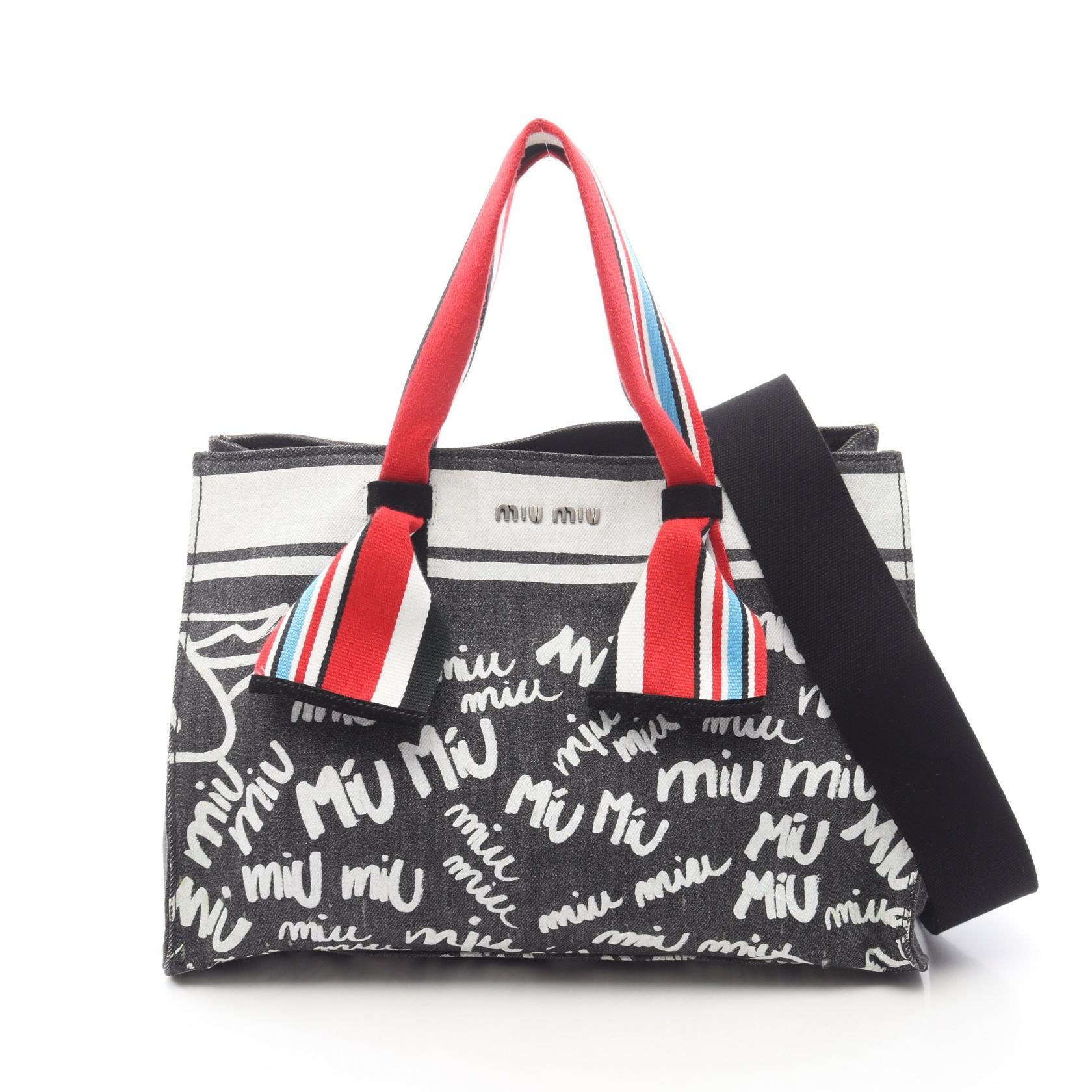 楽天市場】ミュウ ミュウ デニム トート バッグの通販