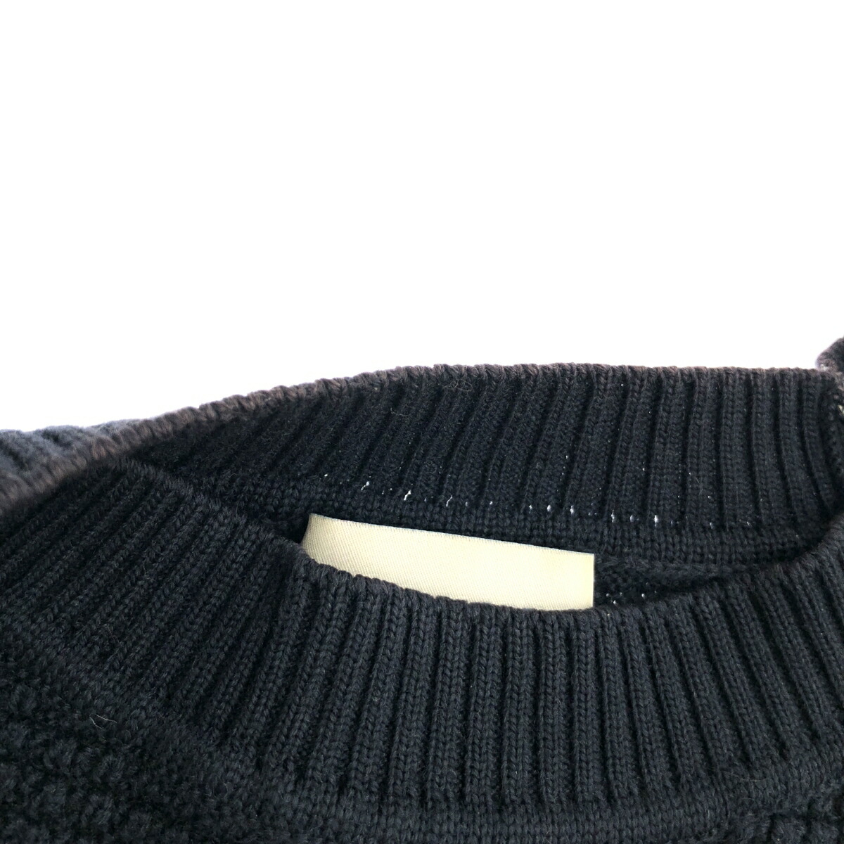 楽天市場】MONCLER モンクレール ワッフル ニット サイズ:M ネイビー