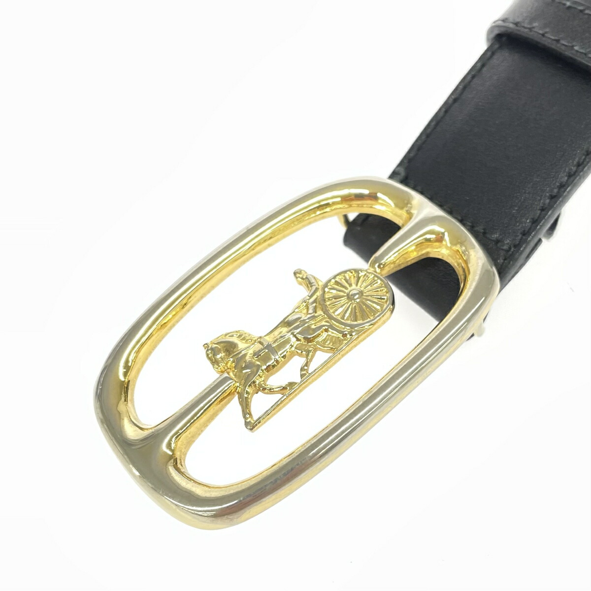 楽天市場】CELINE セリーヌ 小さいサイズ ベルト ブラック レザー