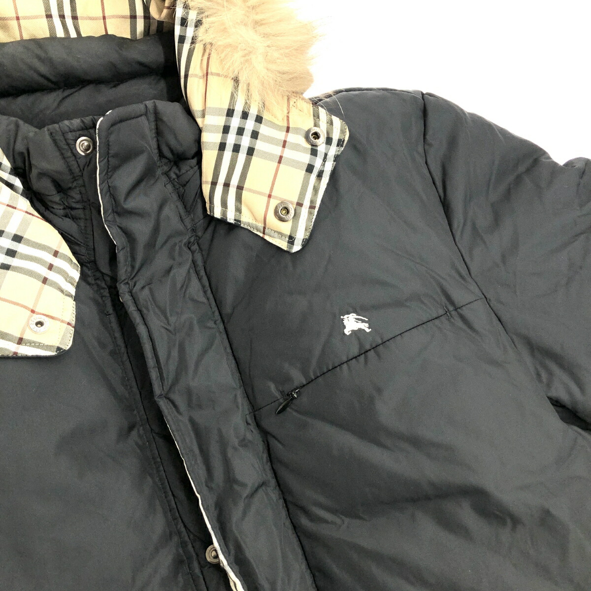 楽天市場】BURBERRY BLACK LABEL バーバリーブラックレーベル ファー