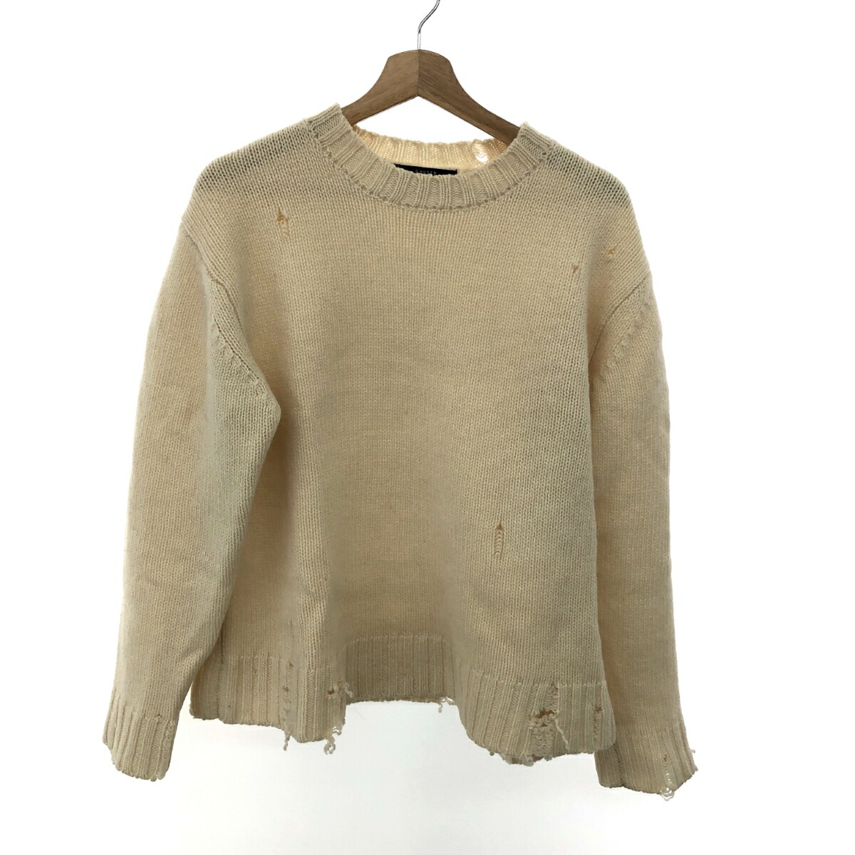 楽天市場】UNUSED アンユーズド ダメージ加工 ニット サイズ:1 us1925