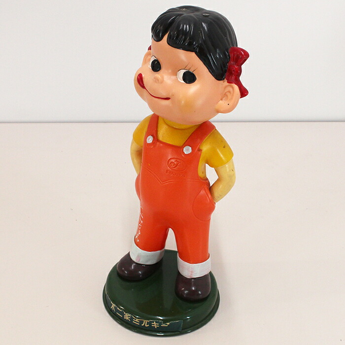 楽天市場】【中古品】ブリキ台座 首振りペコちゃん人形 / 不二家