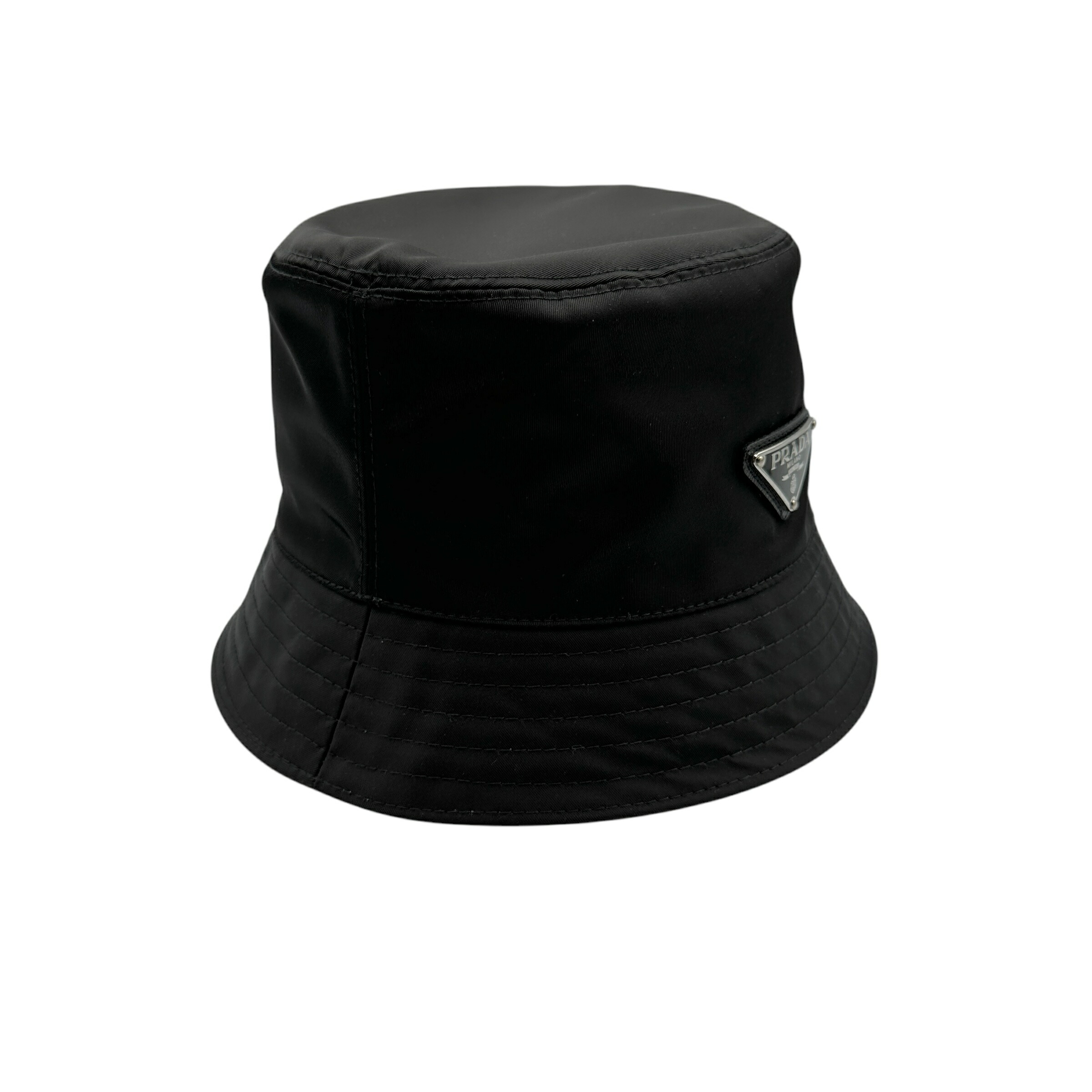 楽天市場】PRADA プラダ バケットハット Sサイズ ブラック 帽子