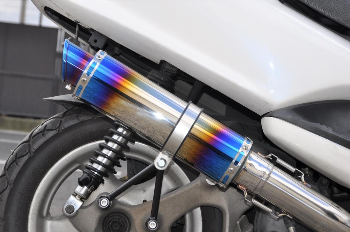 楽天市場】HMS ヤマハ マジェスティ125 5CA バイクマフラー キャブ車