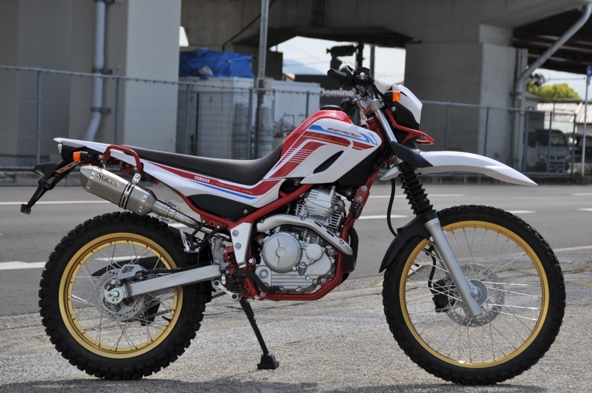 楽天市場】セロー250 トリッカー バイクマフラー XT250X ソリッド