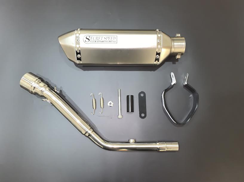 楽天市場】Dトラッカー125 KLX125 バイクマフラー ソリッド モタード